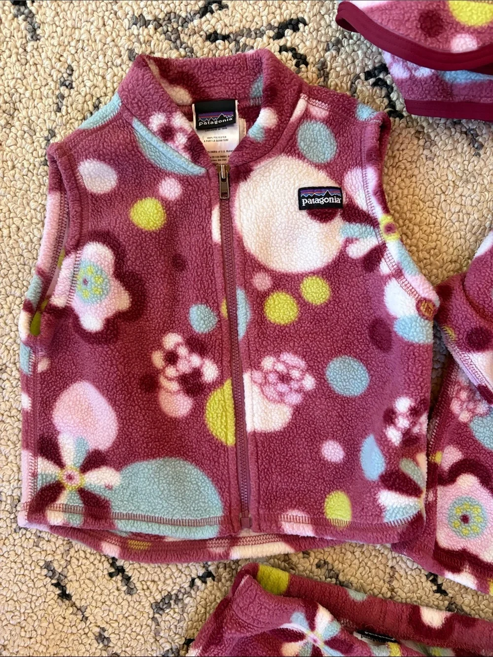 Patagonia vintage micro D fleece set (18/24m)
